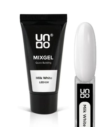  Зображення Uno Mixgel Полигель Milk White 30мл 