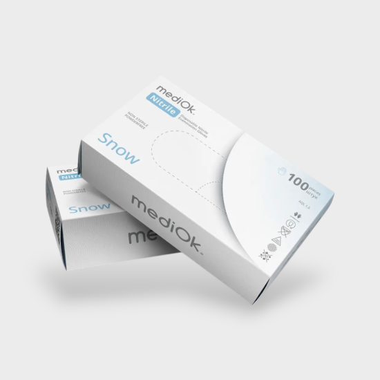  Зображення Перчатки MediOK WHITE M 