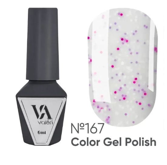  Зображення Гель лак Valeri Color,6ml №167 