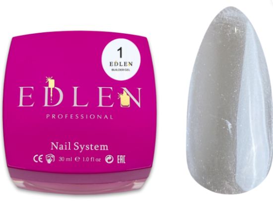  Зображення EDLEN Builder Gel 30ml №01 