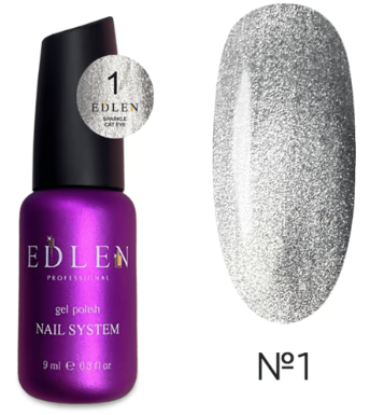  Зображення Edlen Sparkle Cat Eye 9ml №1 