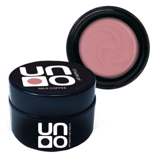  Зображення Моделирующий гель для наращивания UNO 15 ml Milk Coffe 