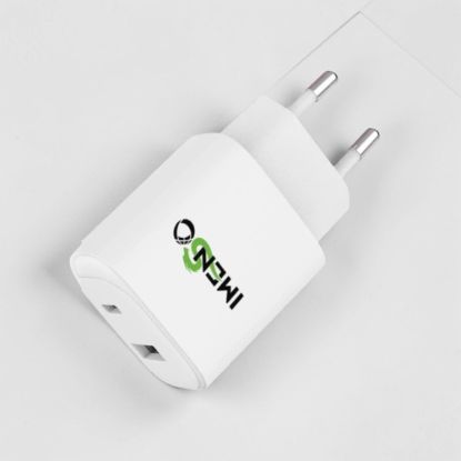  Зображення Блок живлення IMENSO IMS-C3007 Output:USB+Type-C 20W 3.0A (Білий) 