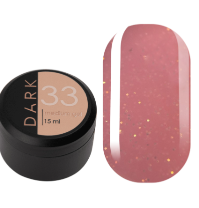  Зображення DARK Medium Gel №33, 15ml 