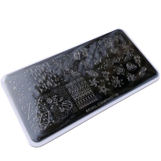  Зображення Стемпінг пластина XNAIL Stamping №38 