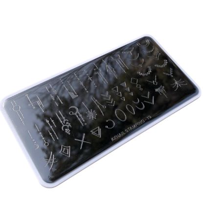 Зображення Стемпінг пластина XNAIL Stamping №19 