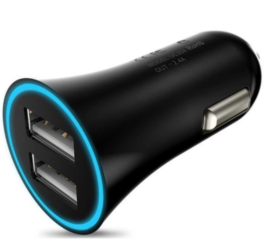  Зображення Зарядний пристрій HOCO UC204 2USB (Чорний) 