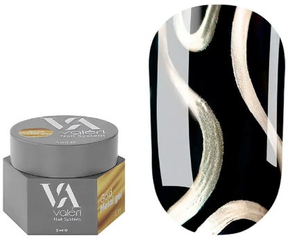  Зображення Valeri NEW Gold Metal Gel 5ml 