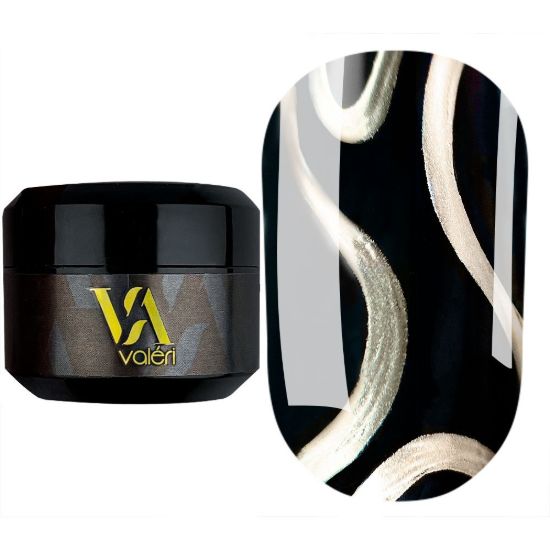  Зображення Гель-краска Valeri Gold Metal Gel 