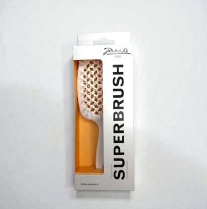  Зображення Janeke Superbrush the original гребінець продувна, щітка для волосся білого кольору 