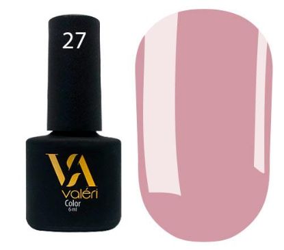  Зображення Гель лак Valeri №027, 6ml 