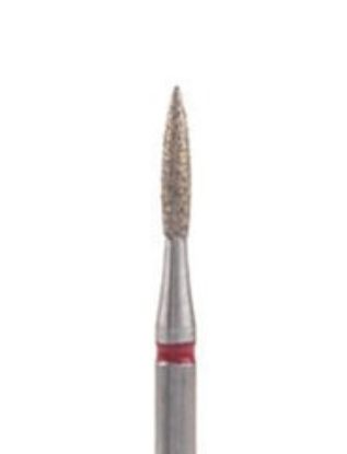 Зображення Фреза Пламя ((XL)) 025 красная - 10mm 