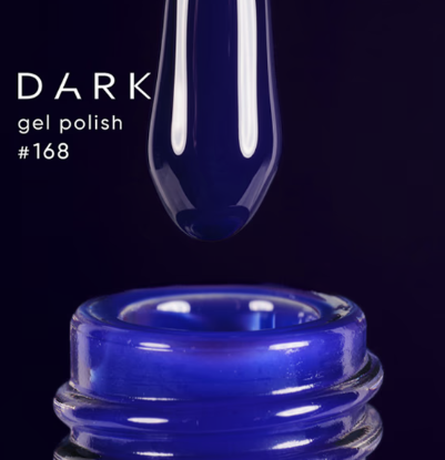  Зображення Гель лак Dark 168, 6ml 