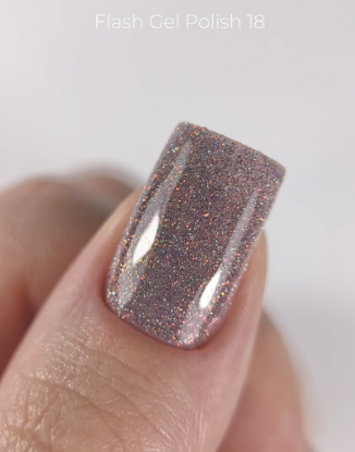  Зображення Дарк гель-лак флеш 18, 10 мл #DARK Gel Polish Flash 18 