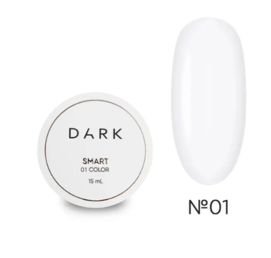  Зображення Дарк смарт білдер гель 01, 15 мл #DARK Smart Builder Gel 01 